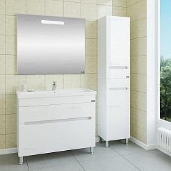 СанТа Мебель для ванной напольная Лондон 100 LED – фотография-5